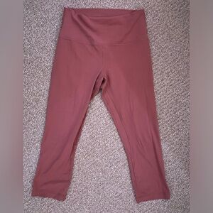 21” Pink Lululemon Crop Leggings